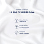 Draps en Soie Naturelle Soya
